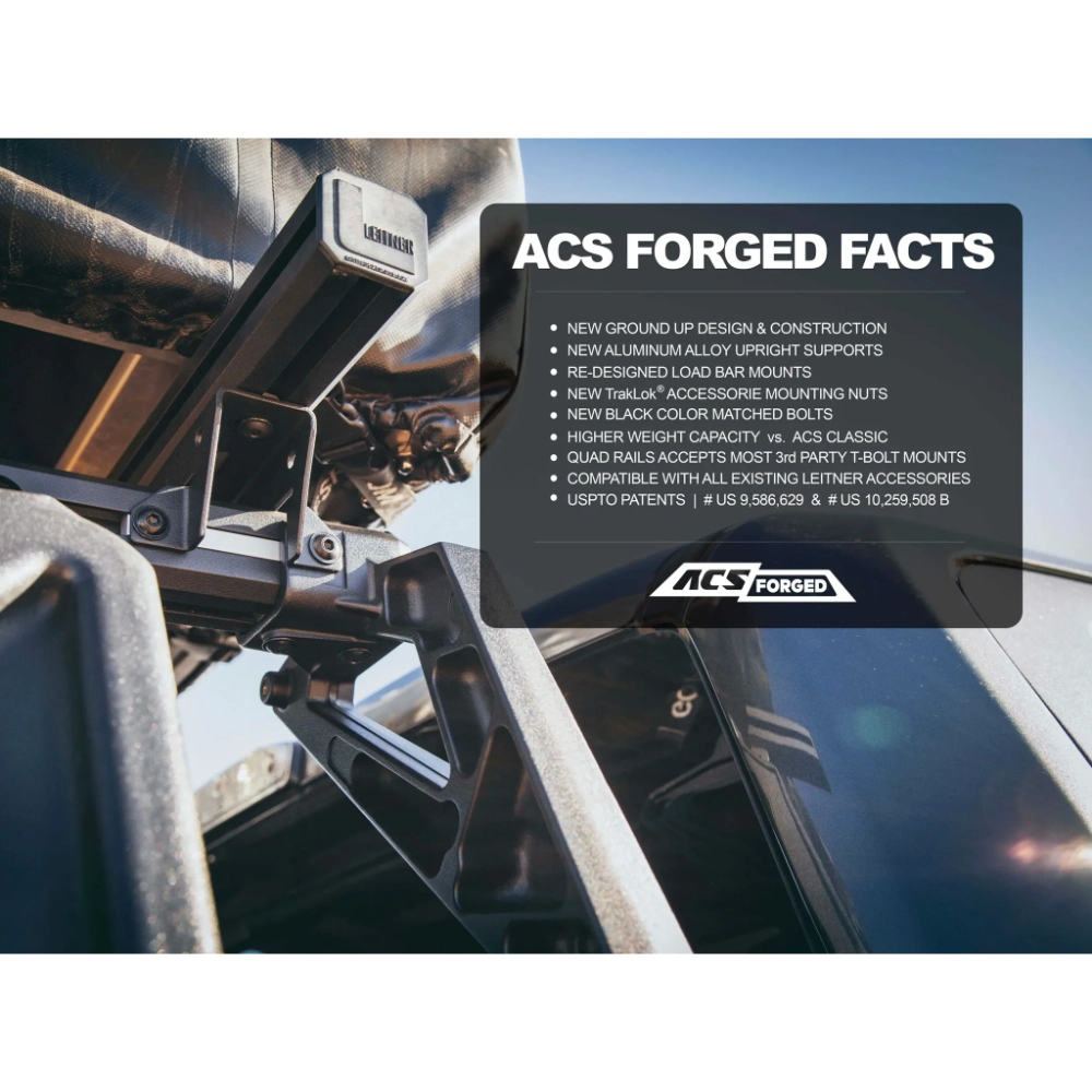 Leitner Designs ACS FORGED NDNS Bed Rack features list.