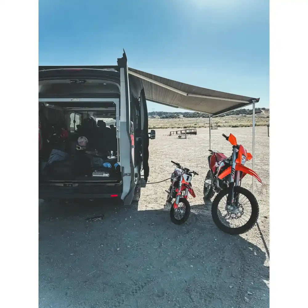 Leitner Designs ACS Roof Rack loaded for overland travel on Tundra