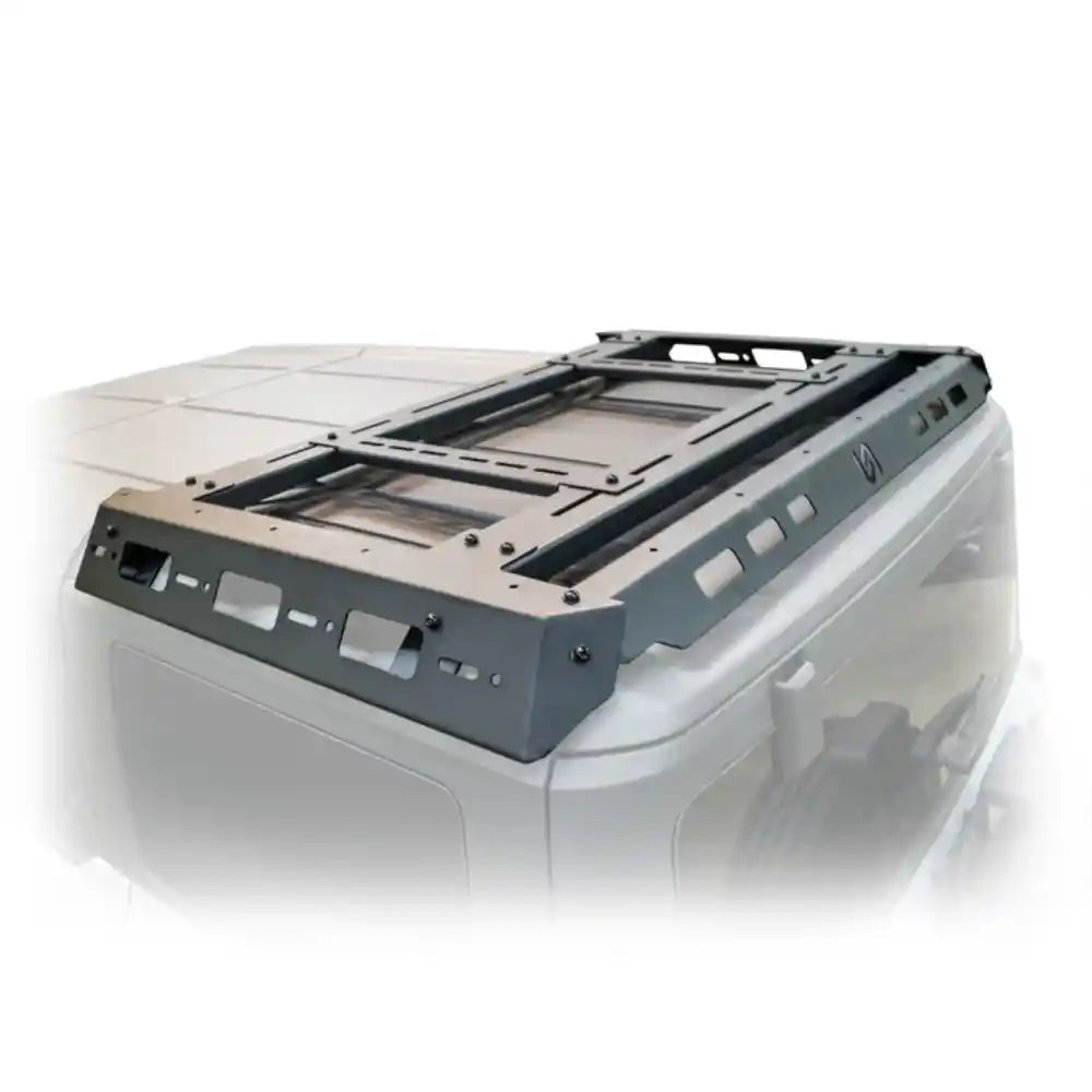 Low profile hard top half roof rack for Ford Bronco