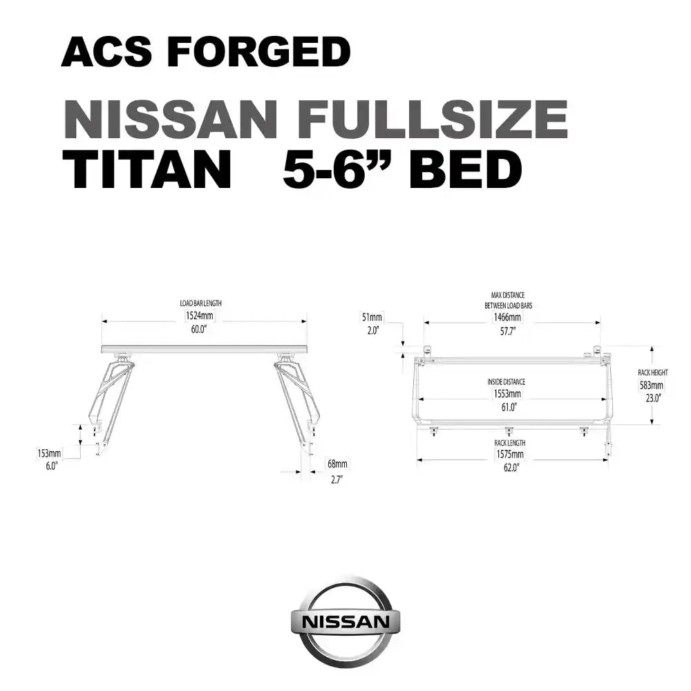 Leitner Designs Active Cargo System - FORGED - Nissan Titan / Frontier