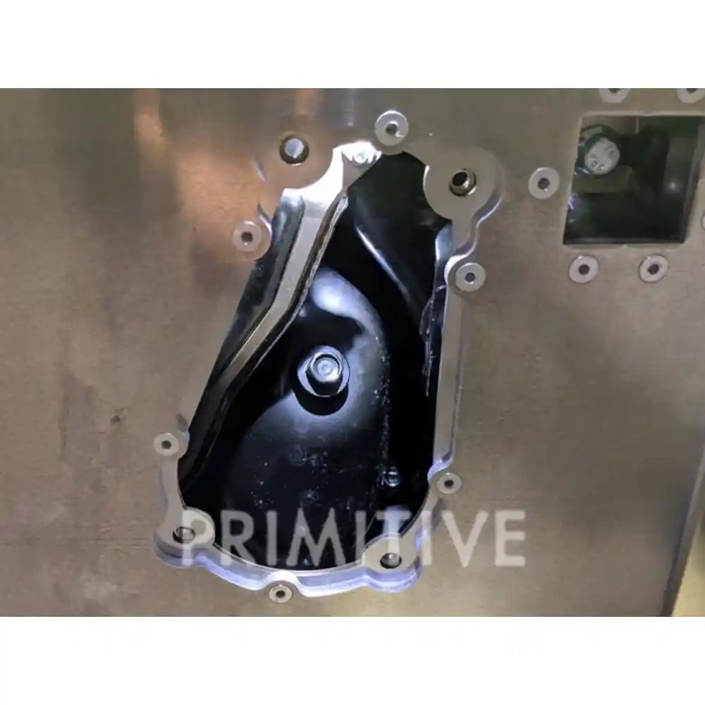 Skid Plate opening view to change the oil.