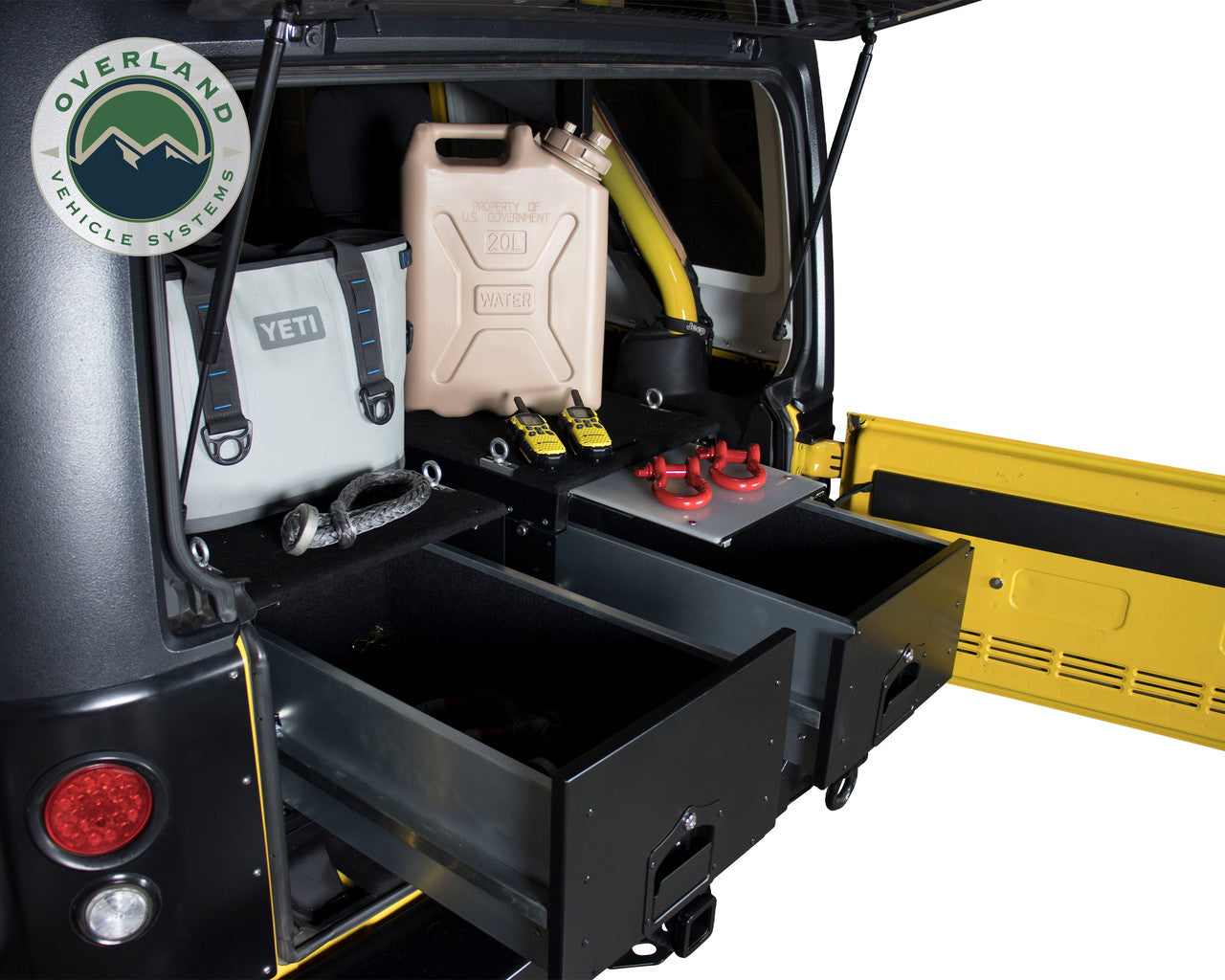 Overland Vehicle Systems Cargo Box with Working Station