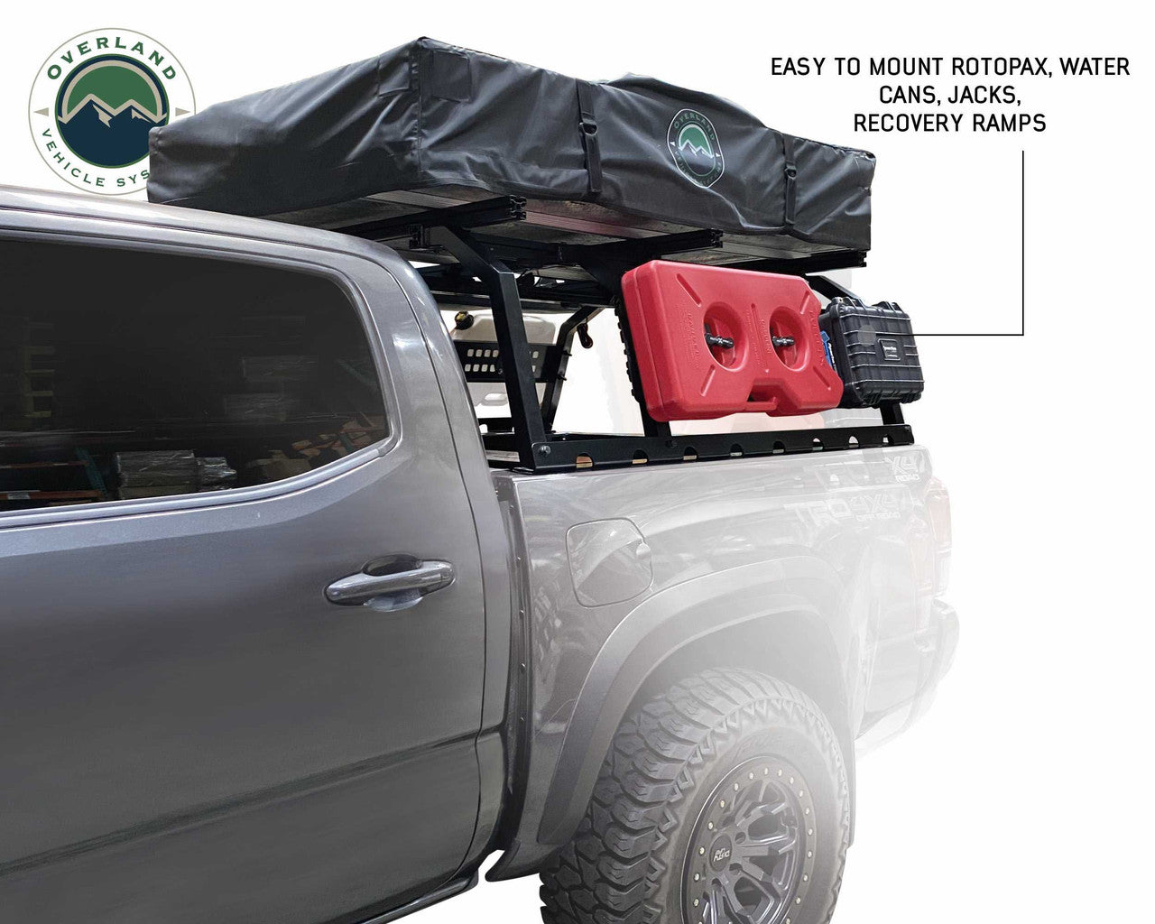 Overland Vehicle Systems Discovery Rack - Mid Size Truck Short Bed