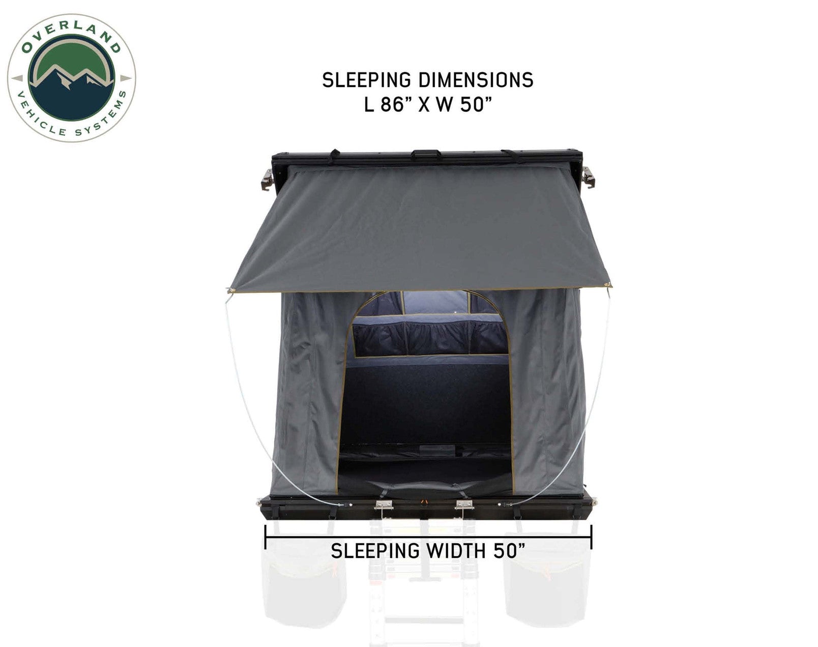 Overland Vehicle Systems Mamba 3 Clam Shell Roof Top Tent