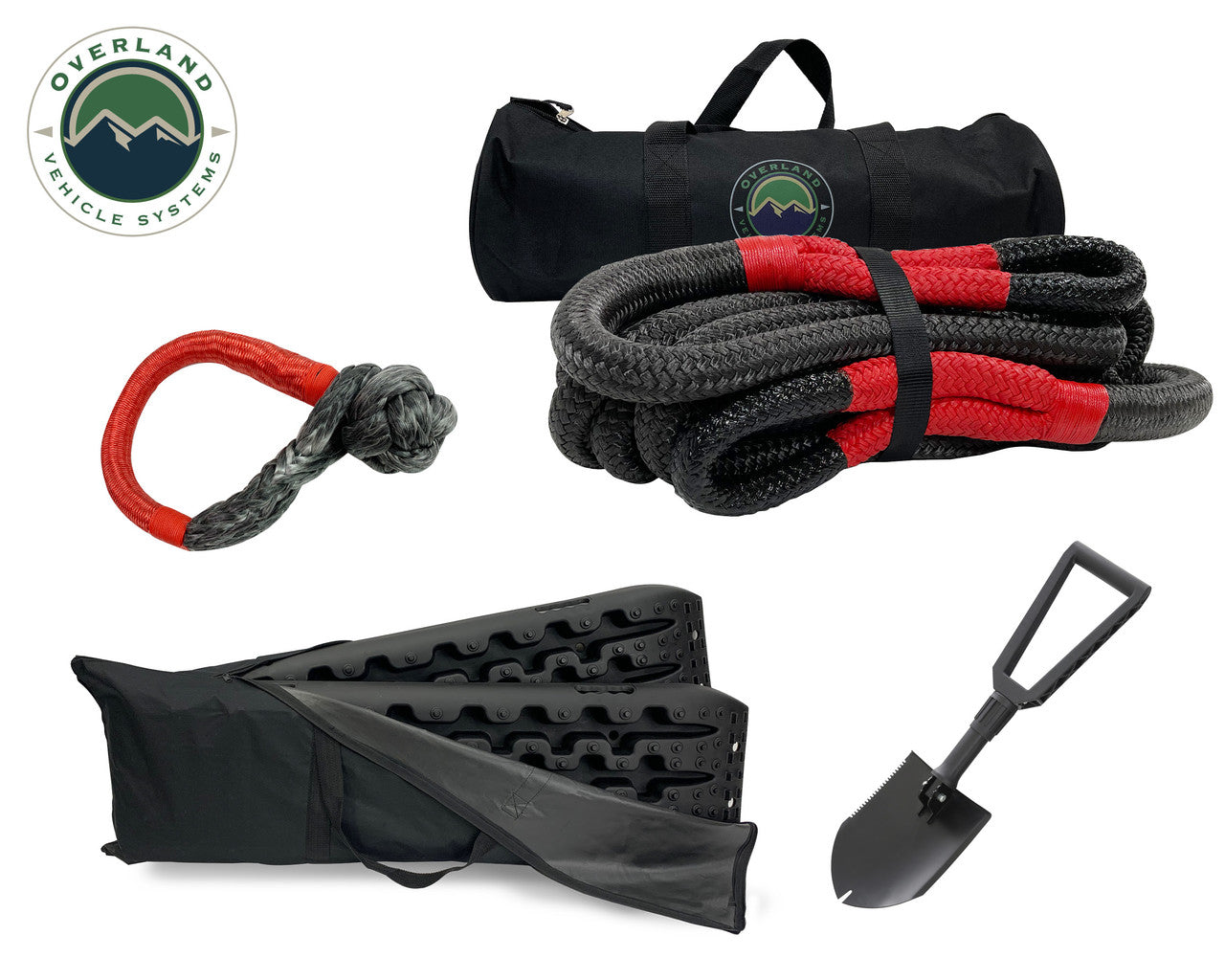 Overland Vehicle Systems Ultimate Recovery Package - Brute Kinetic Rope