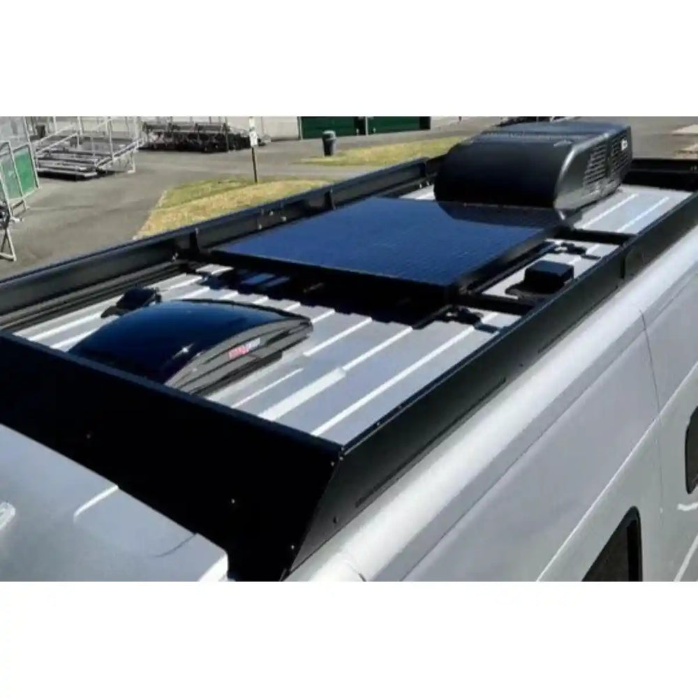 Stealth roof rack without solar panels view