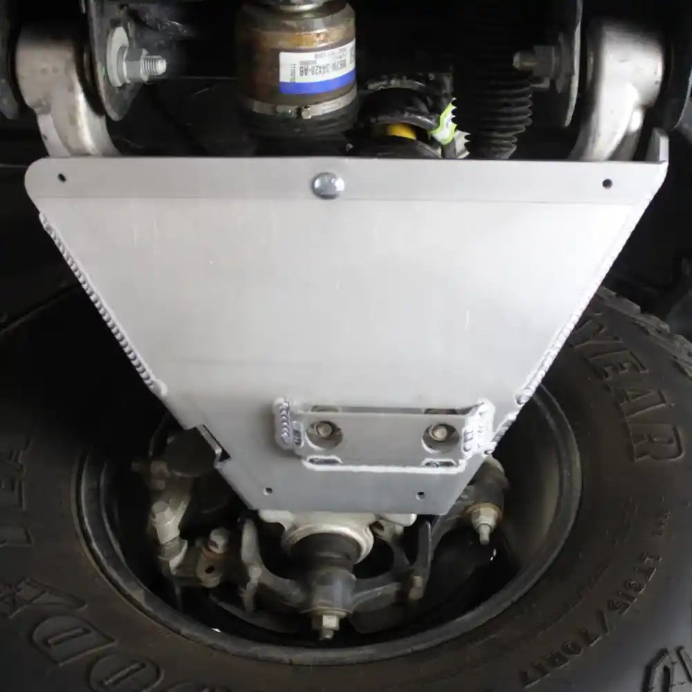 RCI A-arm skid plates installed Bronco