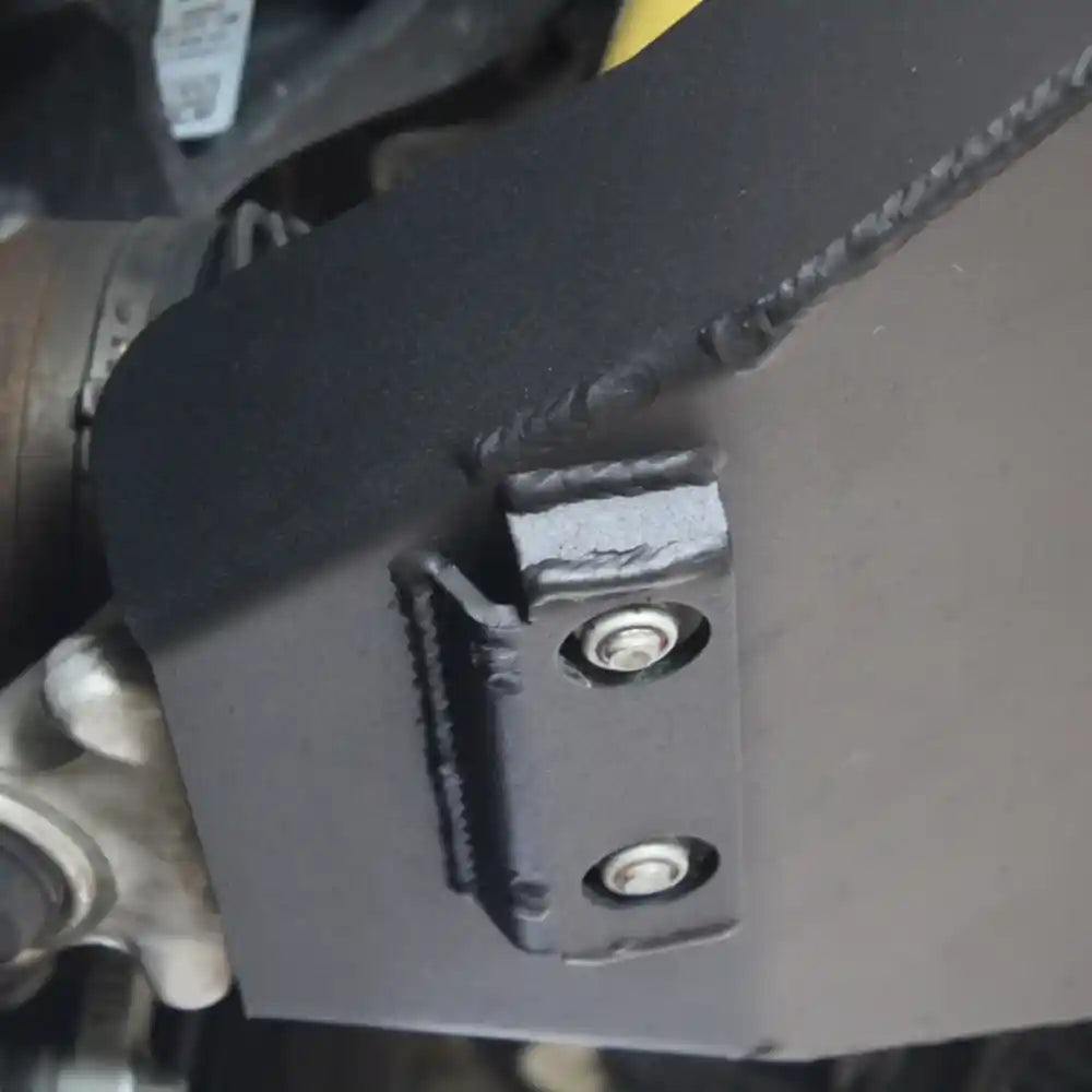 RCI A-arm skid plates underside view