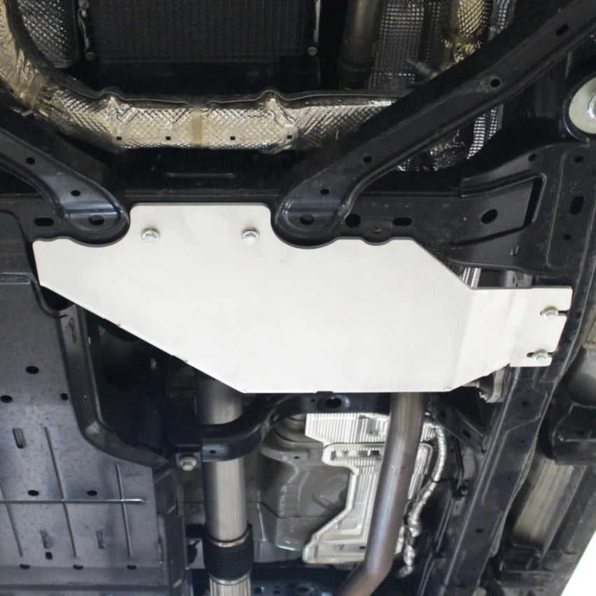 RCI Offroad Bronco T-Case Skid Plate Raw Aluminum