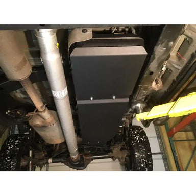 RCI F-150 fuel tank armor underside view