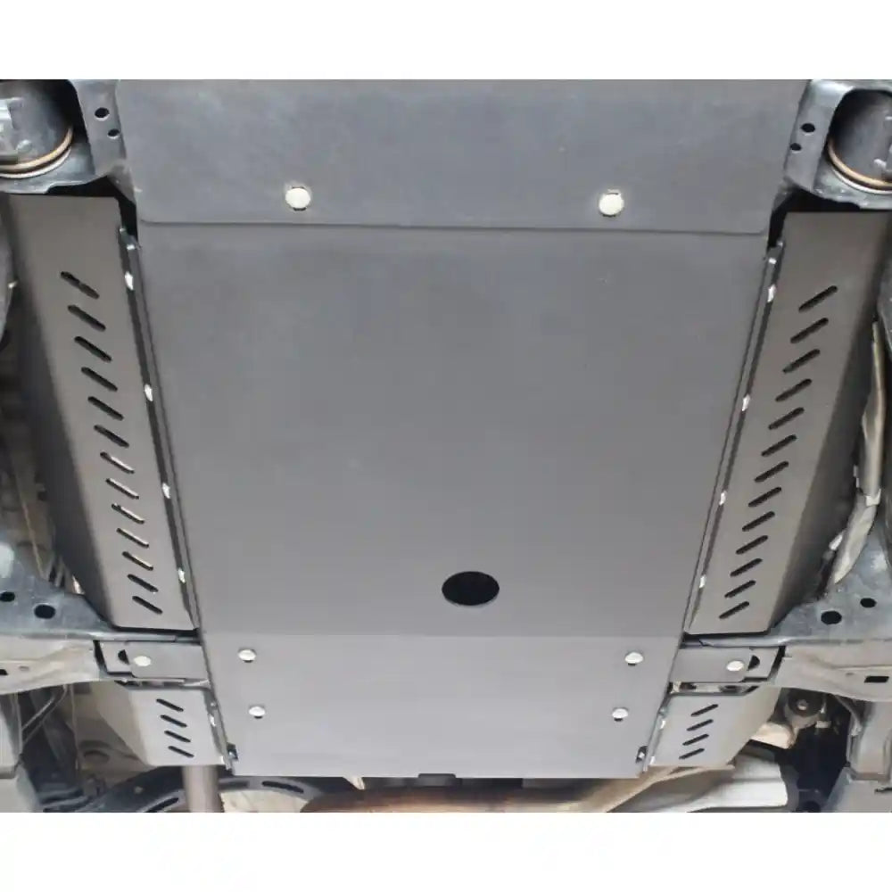 RCI Offroad catalytic guard covering converter – bottom perspective