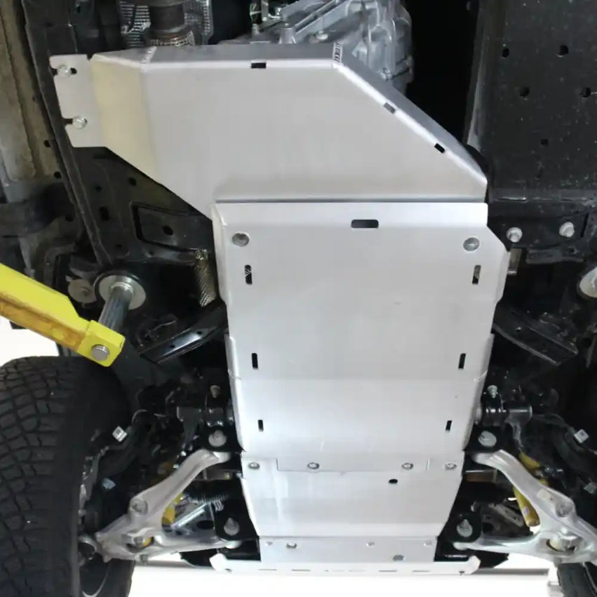 RCI Bronco Skid Plate Package Raw Aluminum Finish