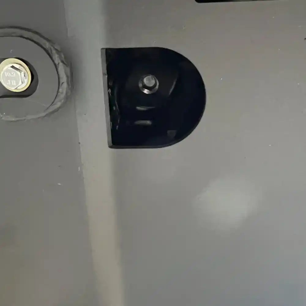 RCI aluminum skid plate covering Tacoma oil pan and steering rack