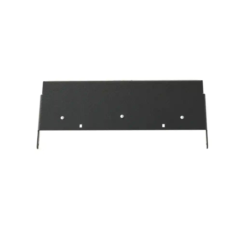 RCI black aluminum front lip shield isolated view