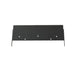 RCI black aluminum front lip shield isolated view