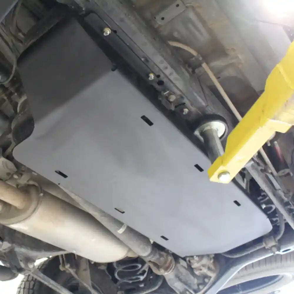 RCI black powder-coated fuel tank skid