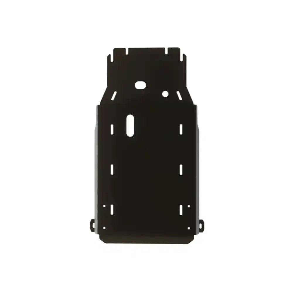 RCI black transmission skid plate front view