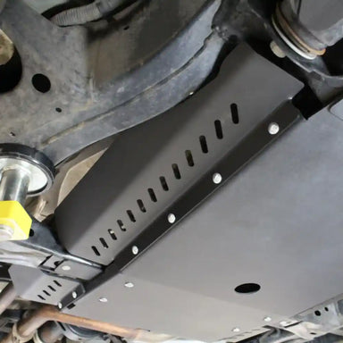 RCI cat guard fully installed showing clean fit around exhaust