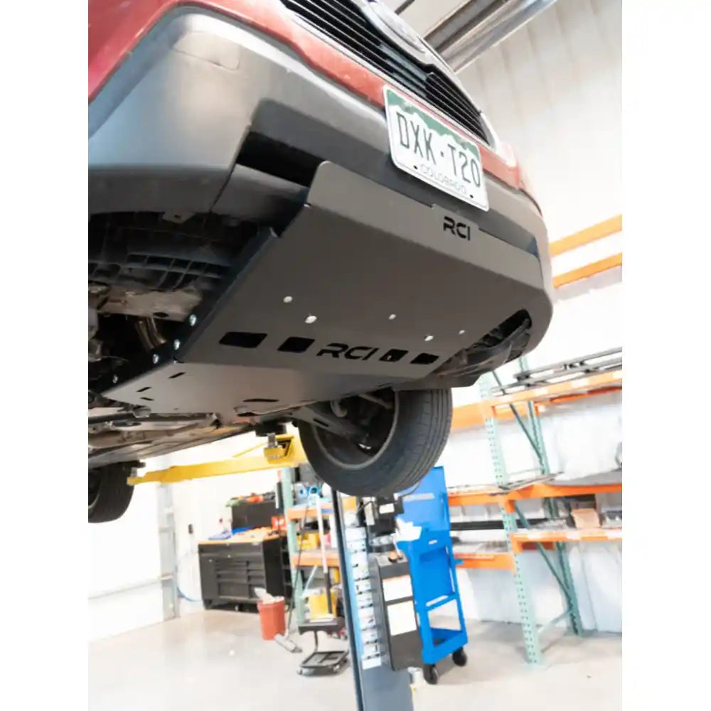 RCI front lip installed Forester front underside close