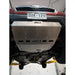 RCI front lip underbody on lifted Forester shop view