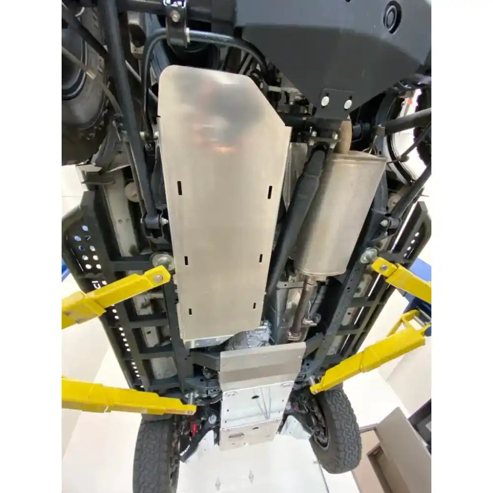 RCI fuel tank skid plate top-down view