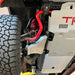 RCI skid plate covering A-arm and lower control arm