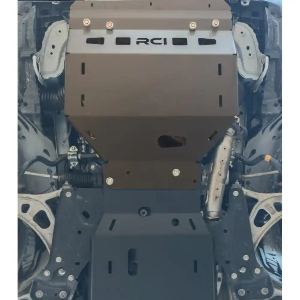 RCI skid plate installed under 2020–25 Outback