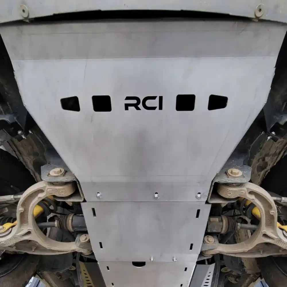RCI skid plate under Ram 1500 engine bay