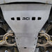 RCI skid plate under Ram 1500 engine bay