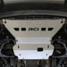 RCI skid plate underside view installed


