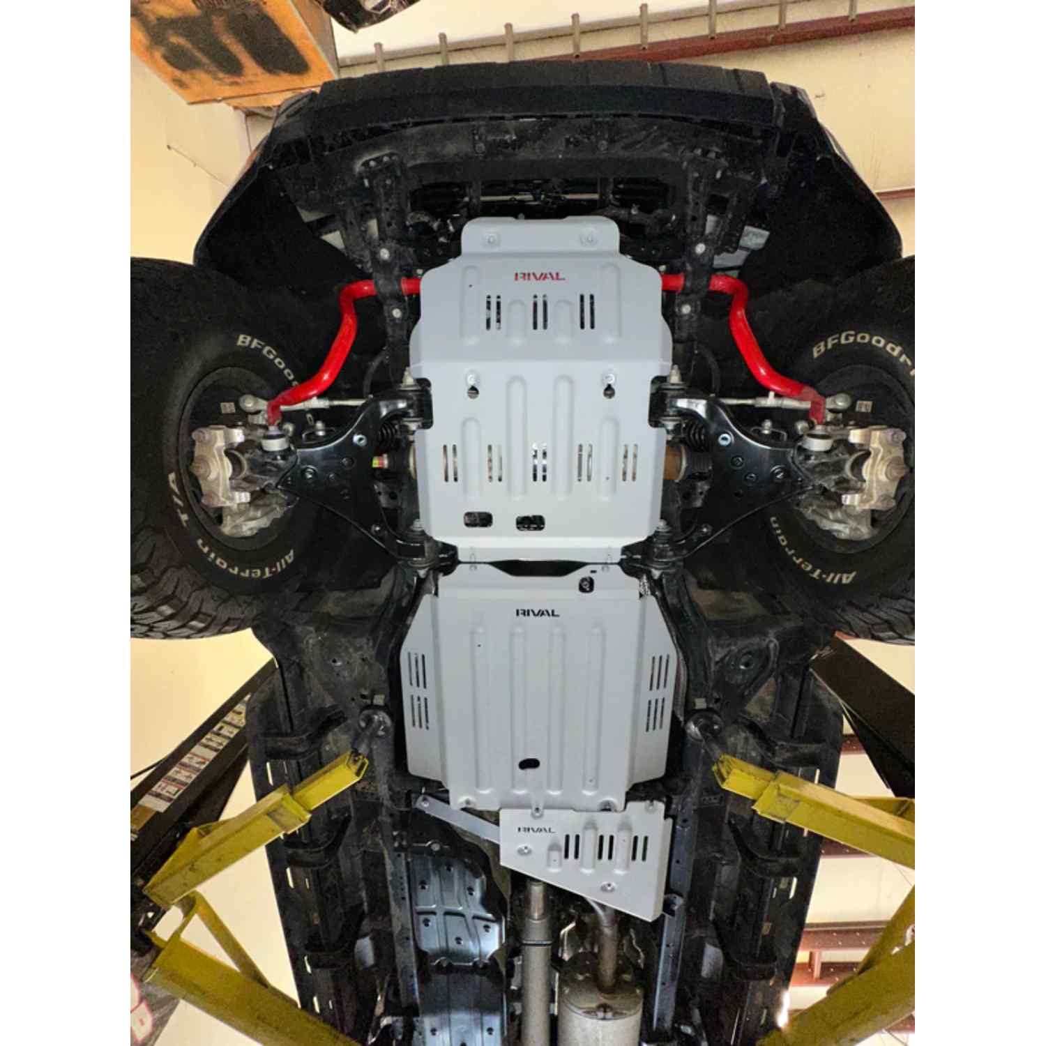 RIVAL Aluminum Transmission Catalytic Converter Skid Plate 2021+ Tundra HYBRID | 2022+ Sequoia