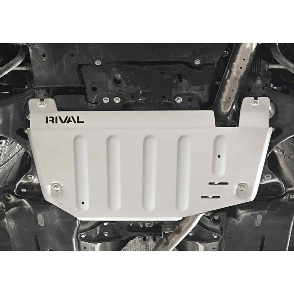 RIVAL Transmission Skid Plate For Subaru Mounted View