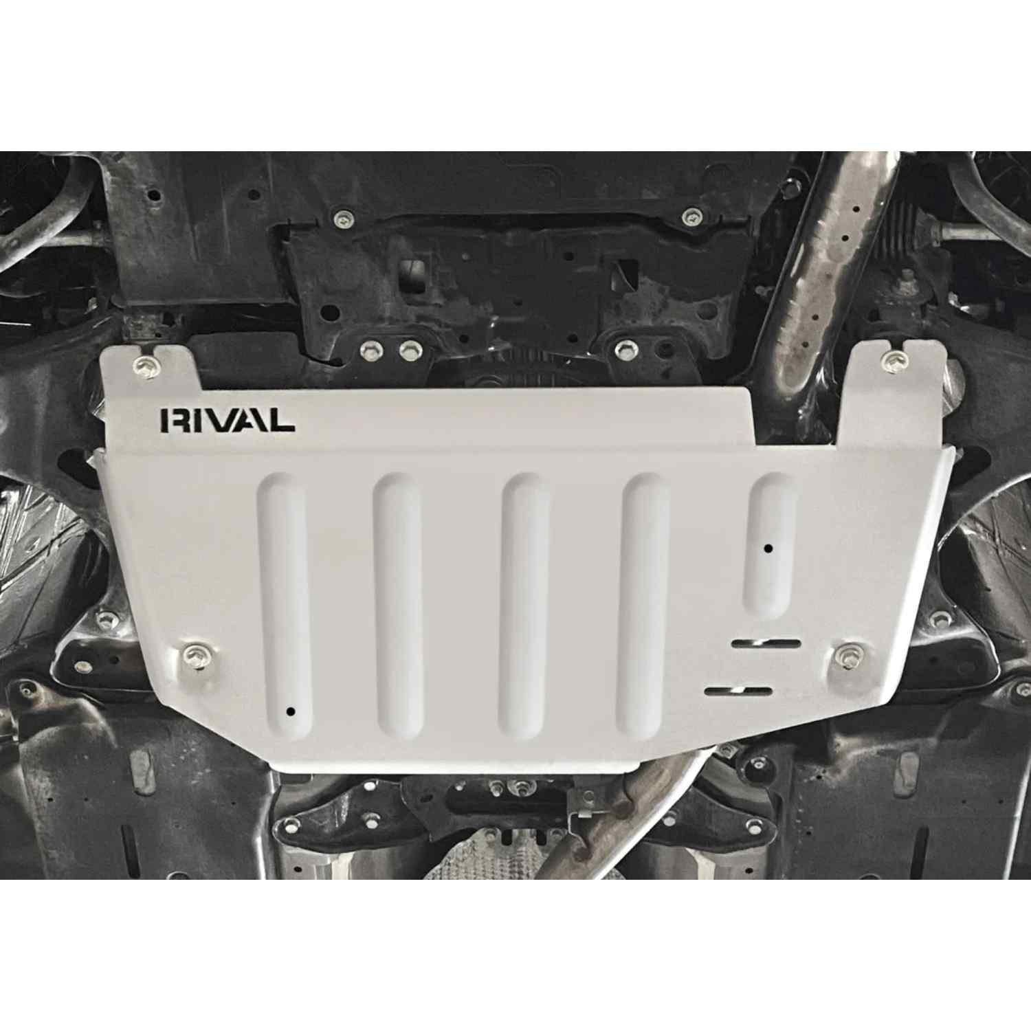 RIVAL Transmission Skid Plate For Subaru Mounted View