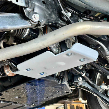 Side View of Differential Skid Plate For Subaru