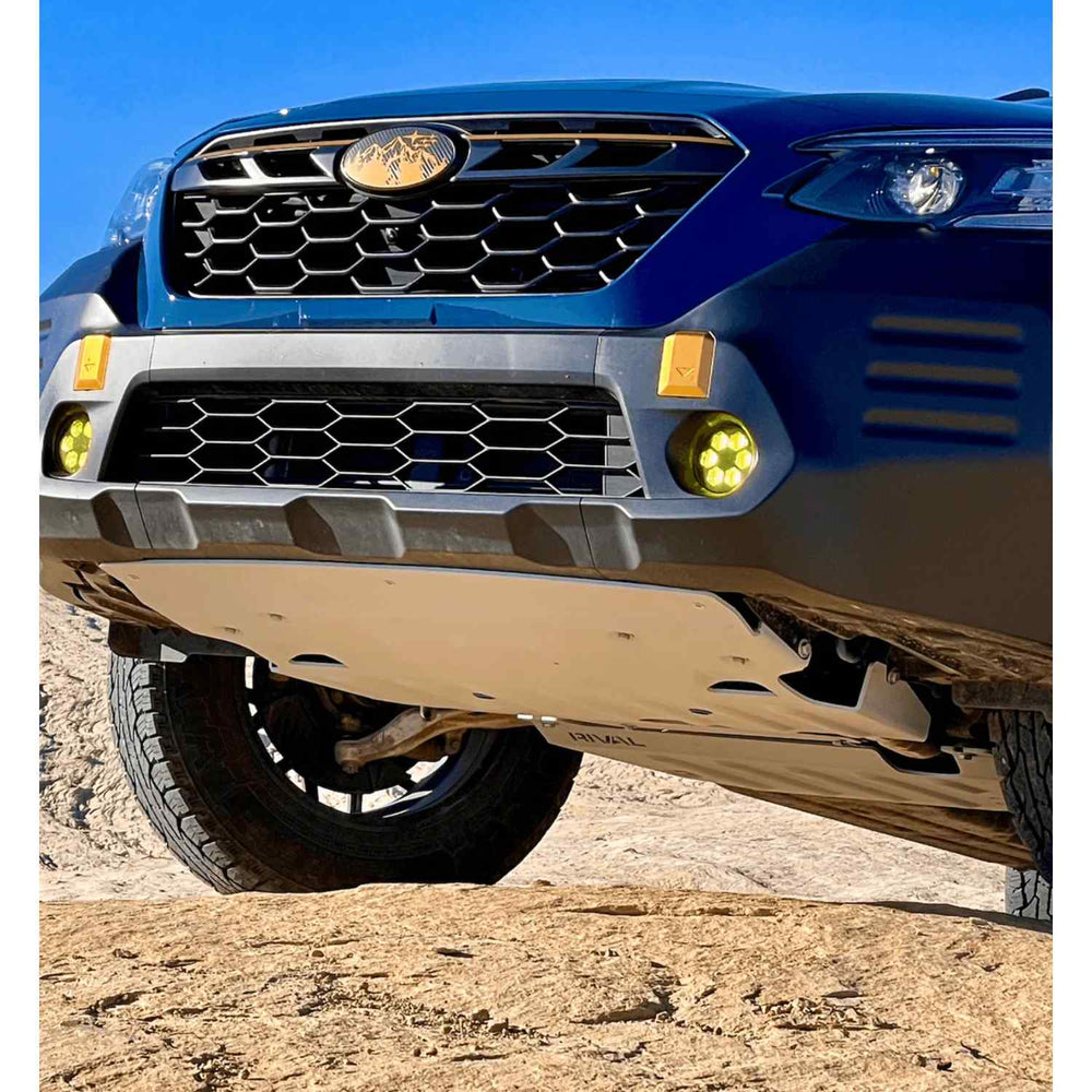 RIVAL Aluminum Engine Skid Plate Subaru Outback Side View