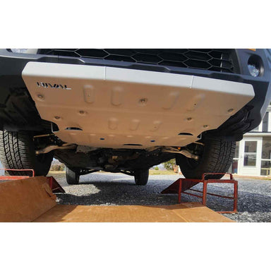 RIVAL Aluminum Engine Skid Plate Subaru Outback Mounted View