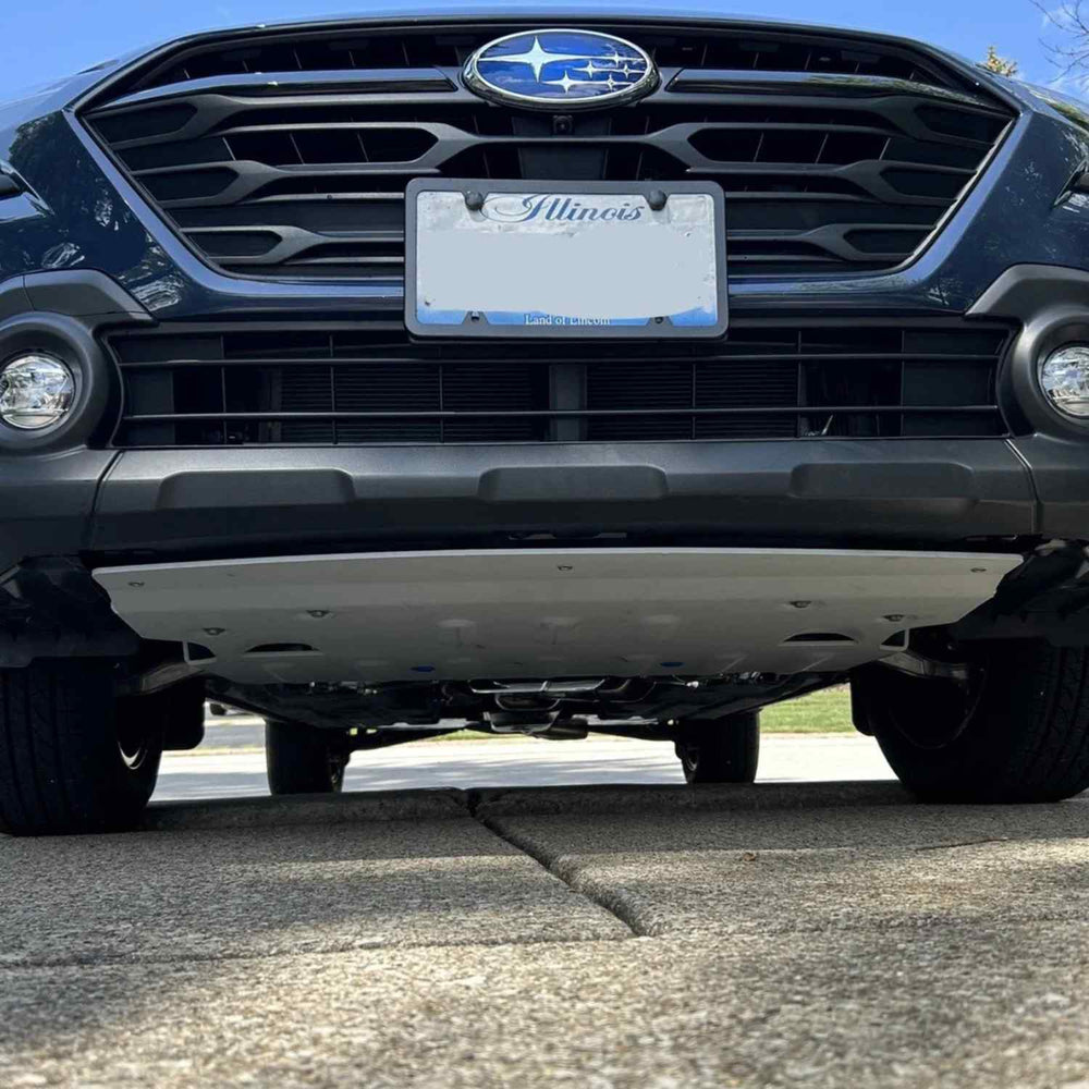 RIVAL Aluminum Engine Skid Plate Subaru Outback Front View
