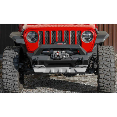 front view of Front Bumper For Jeep Wrangler