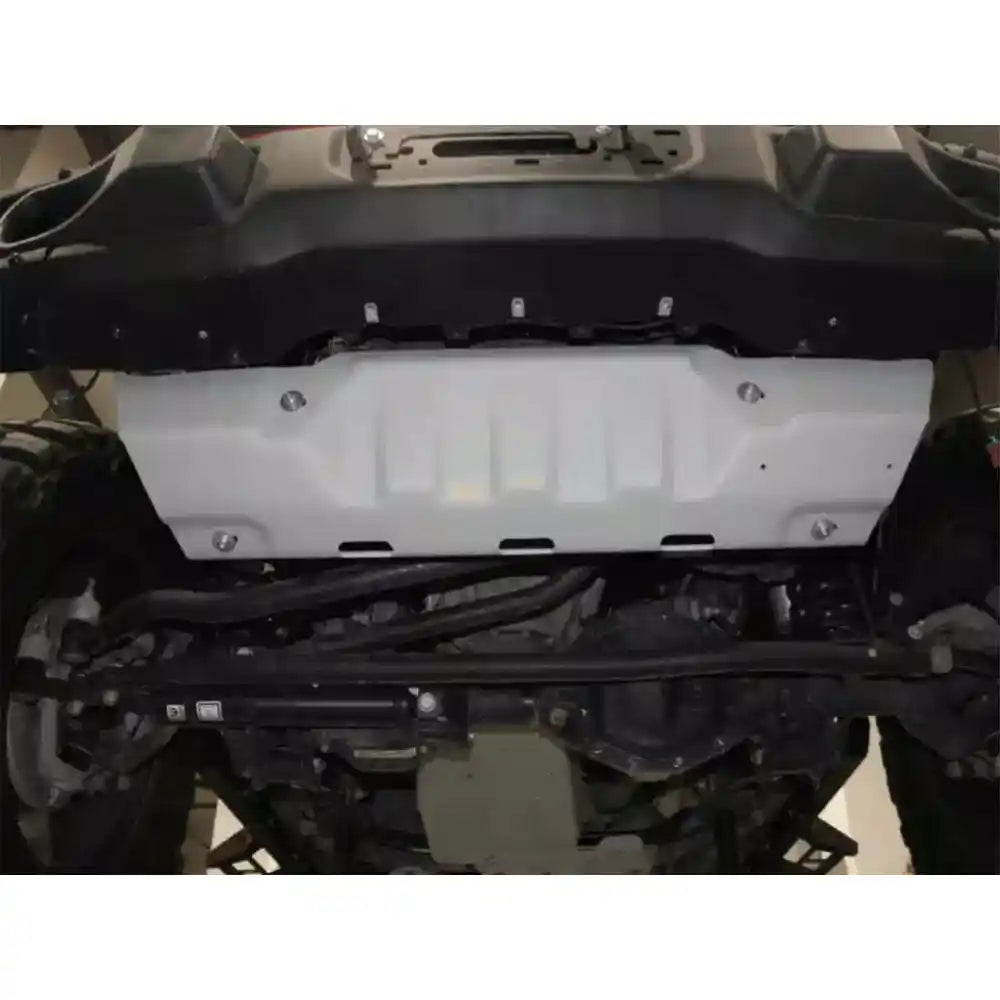 RIVAL sway bar skid plate under Jeep front