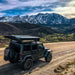 RTT Closed view mounted on a Jeep in Mountains