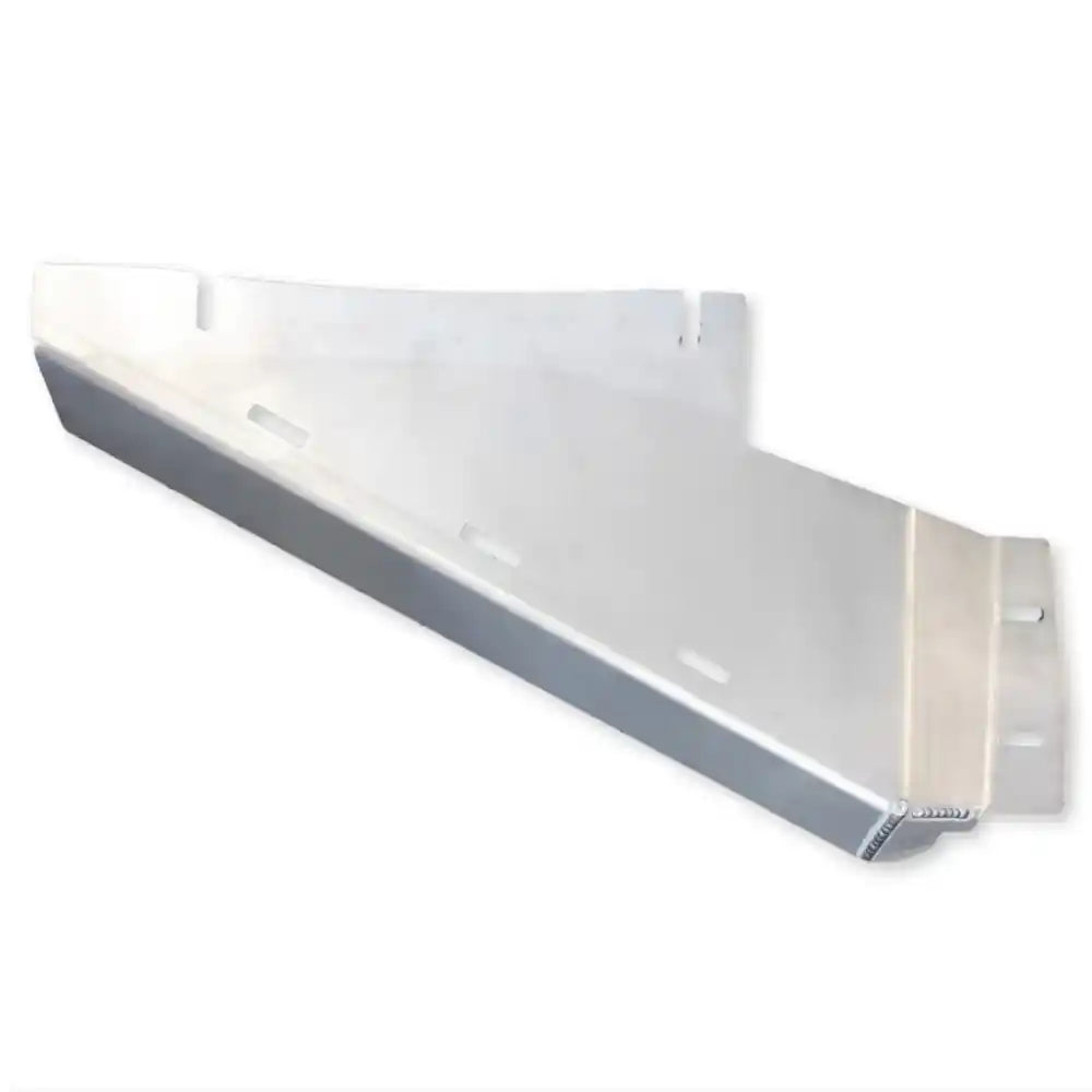 Ranger transfer case skid plate mounted view