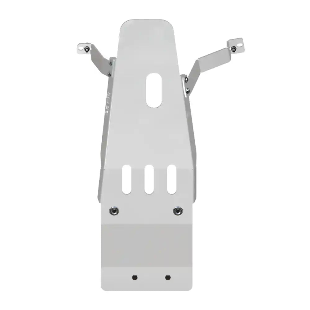 Rear angled view of plateAsfir Gladiator JT engine transmission skid plate rear