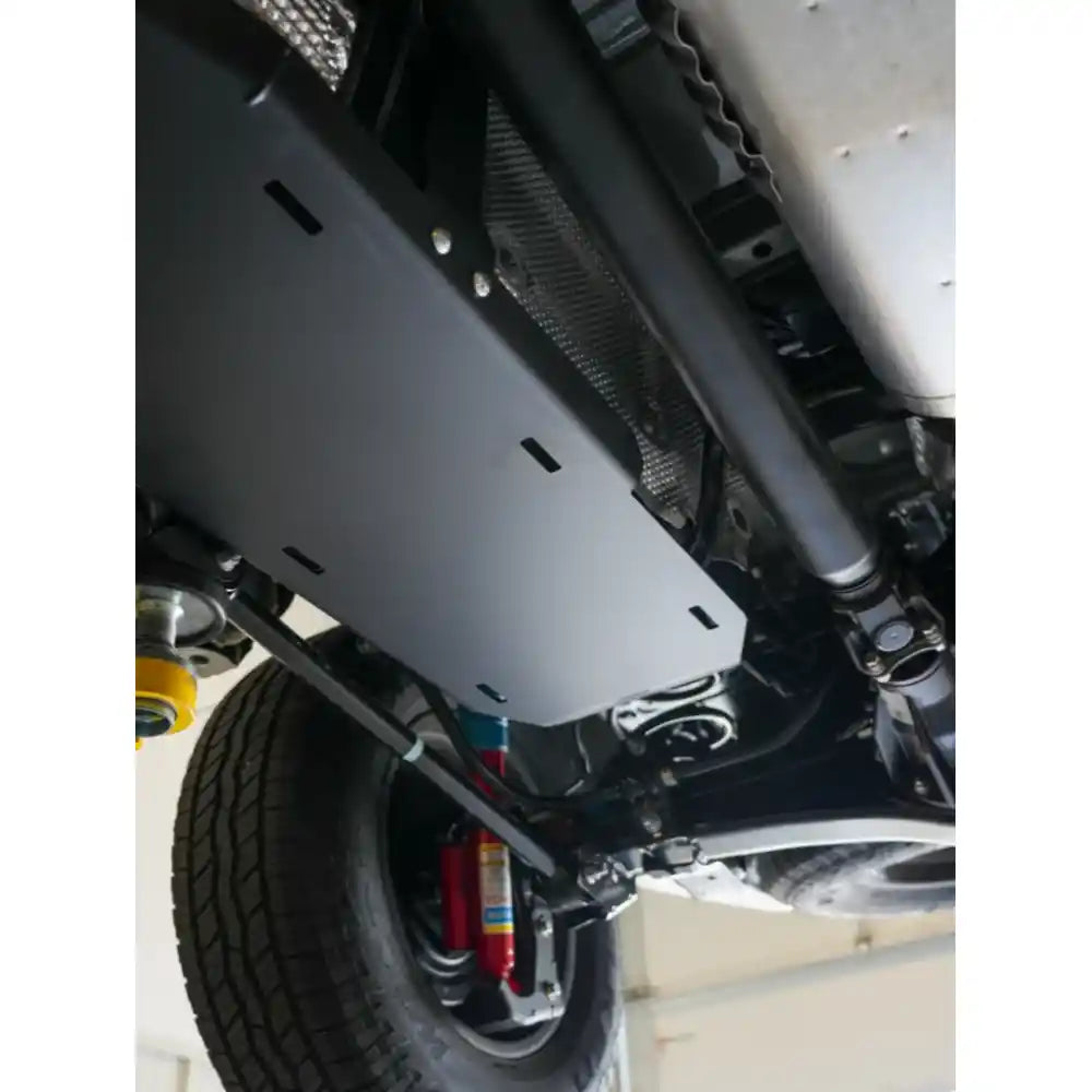 Rear underbody shot with RCI skid plate