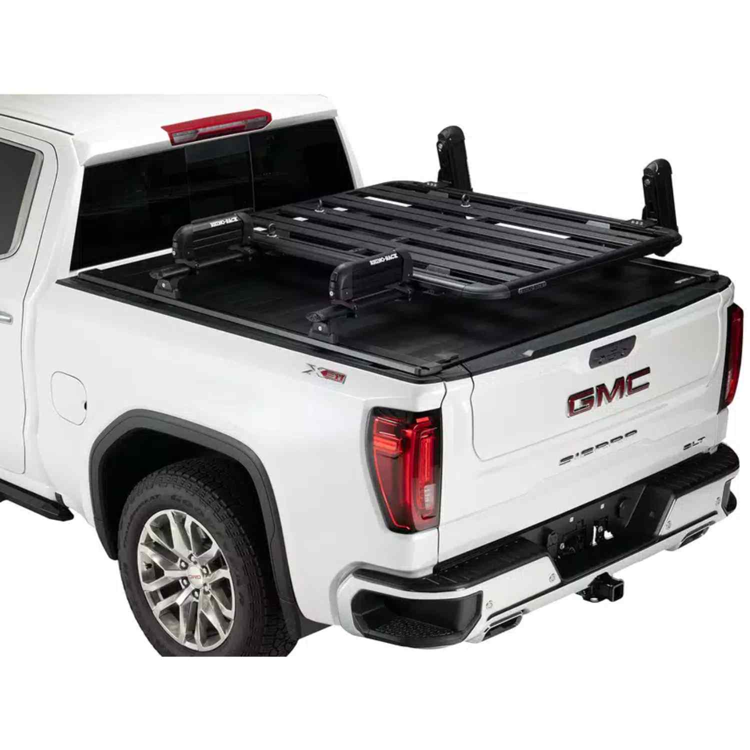 RetraxPRO XR GMC Bed Cover With Corssbars View