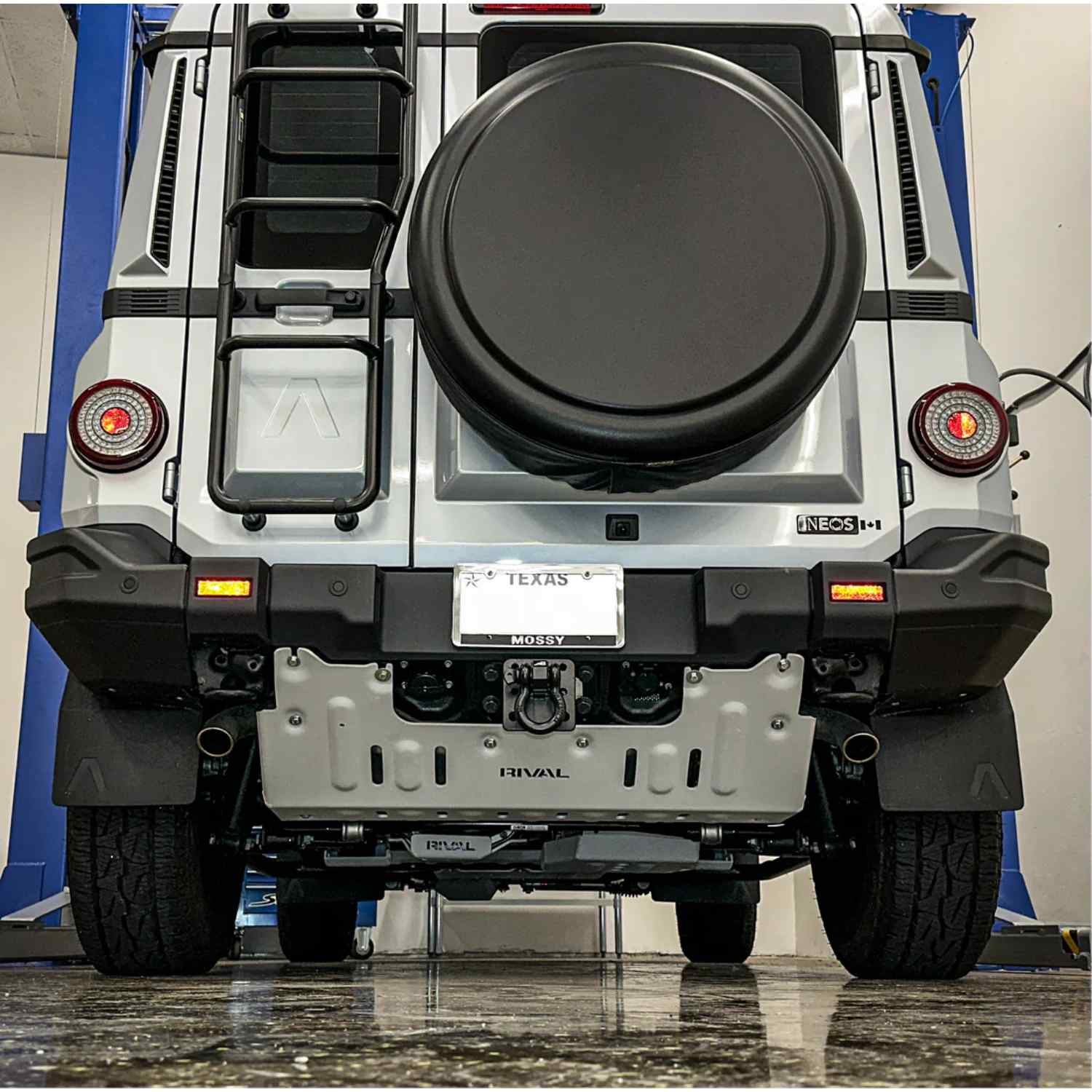 Rival Aluminum Exhaust Skid Plate For Ineos Grenadier View