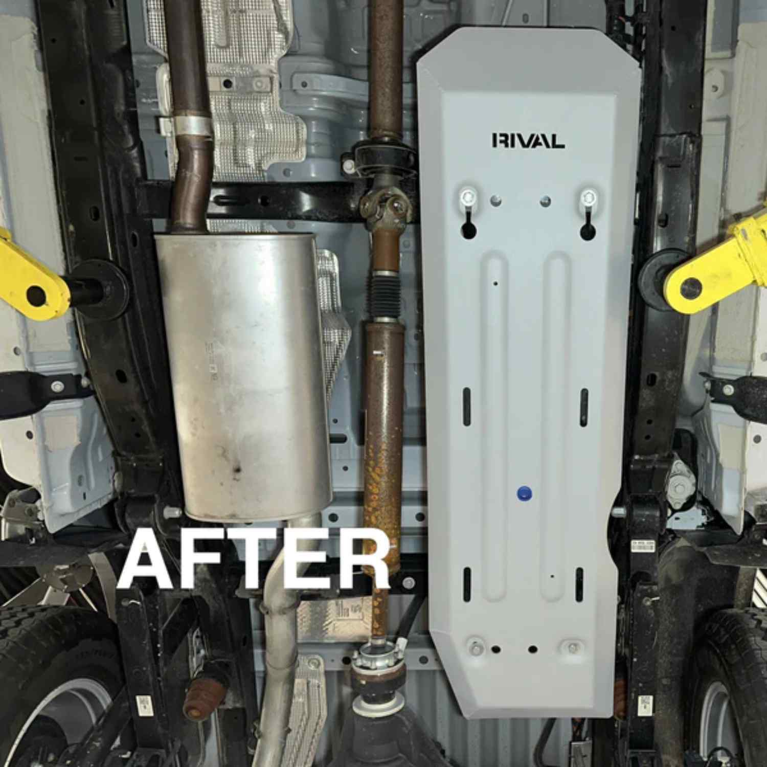 RIVAL Aluminum Gas Tank Skid Plate 2024+ Ford Ranger including FX4