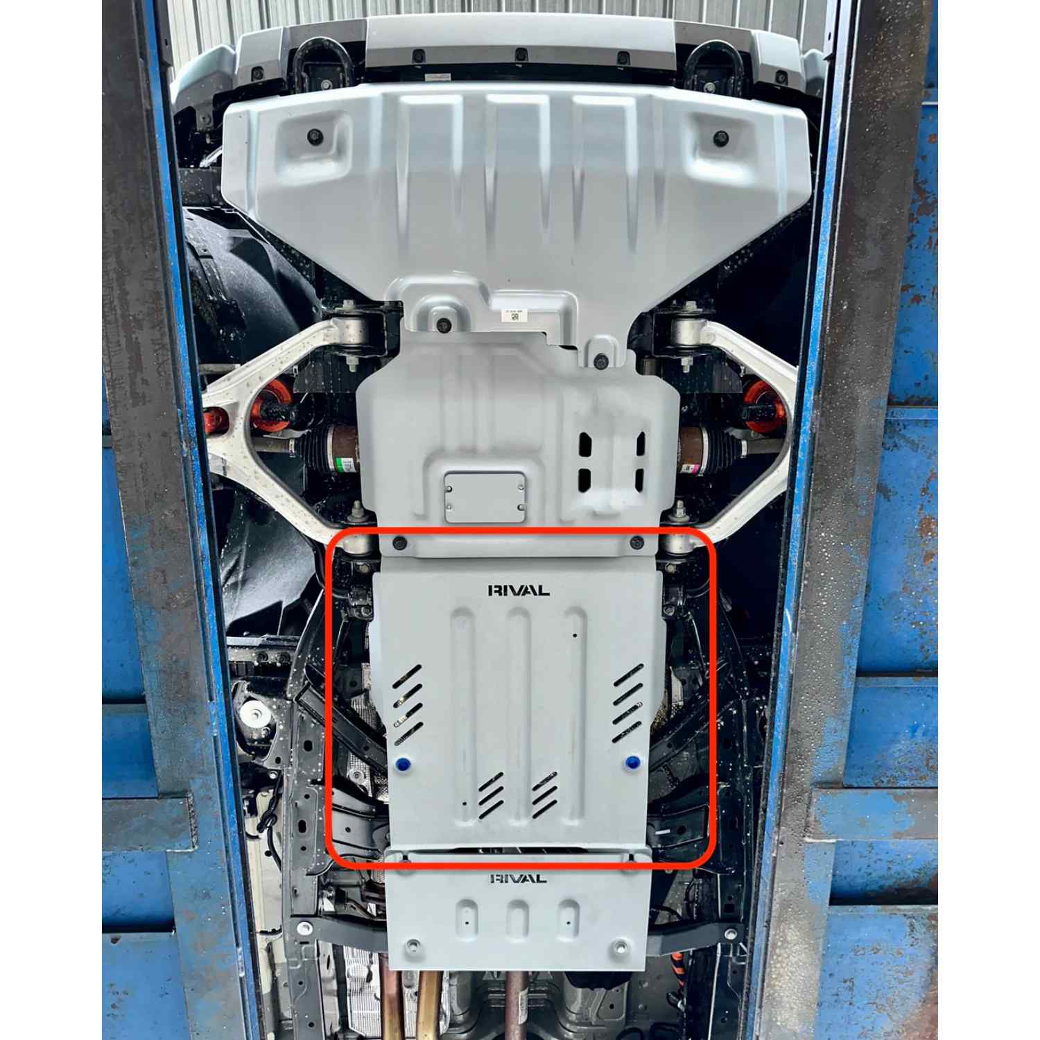 Highlighted Rival Aluminum Transmission Skid Plate For Ranger and Raptor