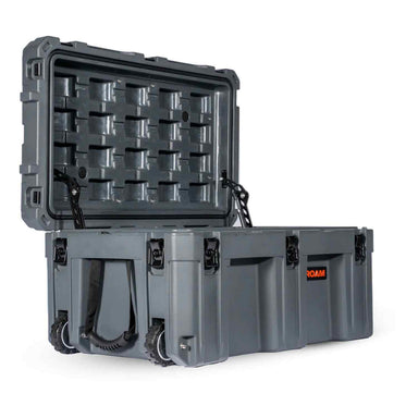 Roam 125L Rolling Rugged Case Open View