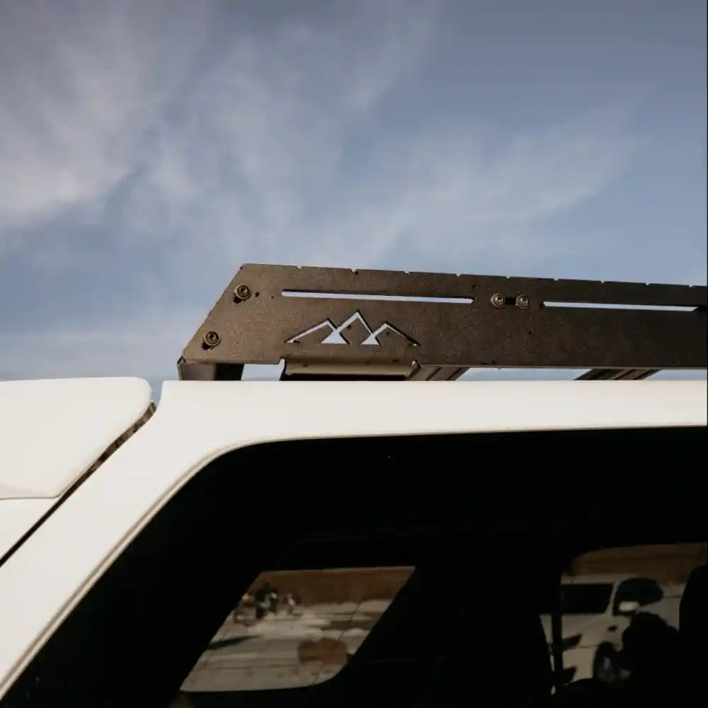 RCI Roof rack on a vehicle with a clear sky background