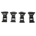 Set of four black mounting brackets for AMP PowerStep